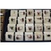 Image 2 : COLLECTION OF 26 SILVER RINGS SET WITH ASSORTED STONES INCLUDING: ONYX, JASPER, TURQOISE AND