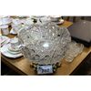 Image 1 : CHRYSTAL PUNCH BOWL & GLASSES