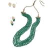 Image 1 : AN EMERALD Bead NECKLACE...