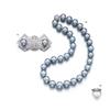 Image 1 : A SINGLE STRAND TAHITIAN CULTURED PEARL NECKLACE...