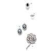 Image 1 : A PAIR OF SOUTH SEA CULTURED PEARL AND DIAMOND EARCLIPS...