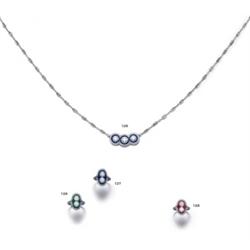 A DIAMOND AND SAPPHIRE PENDANT NECKLACE...