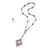 Image 1 : AN ART DECO PEARL, DIAMOND AND COLORED STONE SAUTOIR...