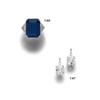 Image 1 : A SAPPHIRE AND DIAMOND RING...