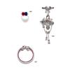 Image 1 : A RUBY AND SAPPHIRE TWO STONE RING...