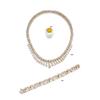 Image 1 : A COLORED DIAMOND AND DIAMOND NECKLACE...
