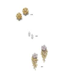 A PAIR OF "VICTORIAN-CUT" DIAMOND EARSTUDS...