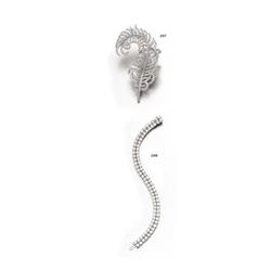 A DIAMOND BROOCH...