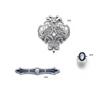 Image 1 : A DIAMOND AND SAPPHIRE RING...