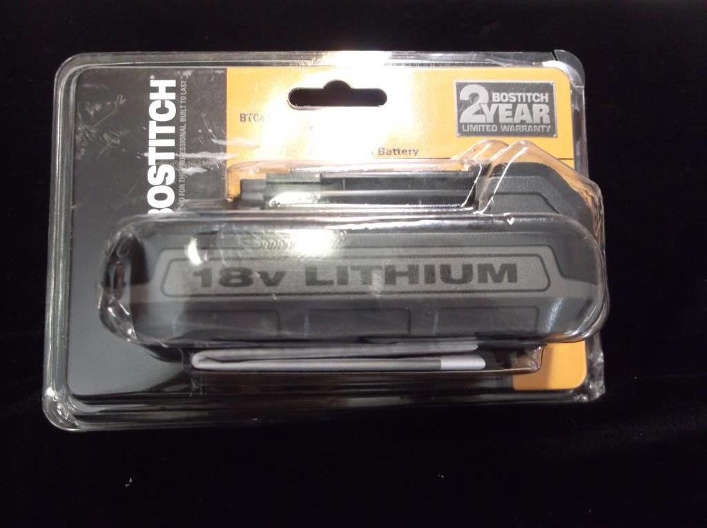 Bostitch 18 V Lithium Battery
