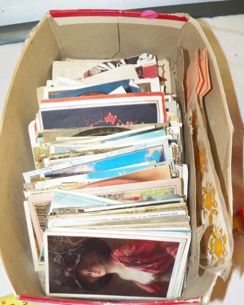 Shoebox full Penny Postcards