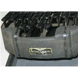 Stenograph 1933 Typewriter Courthouse Recorder