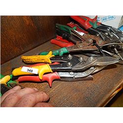 BUNDLE OF TIN SNIPS - 3 PRS