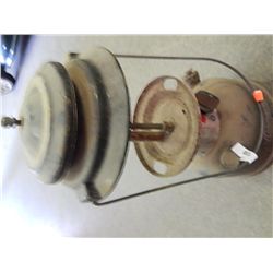 VINTAGE COLEMAN LANTERN WITH GLASS - 1