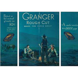 Granger Tobacco Advertising Tryptych