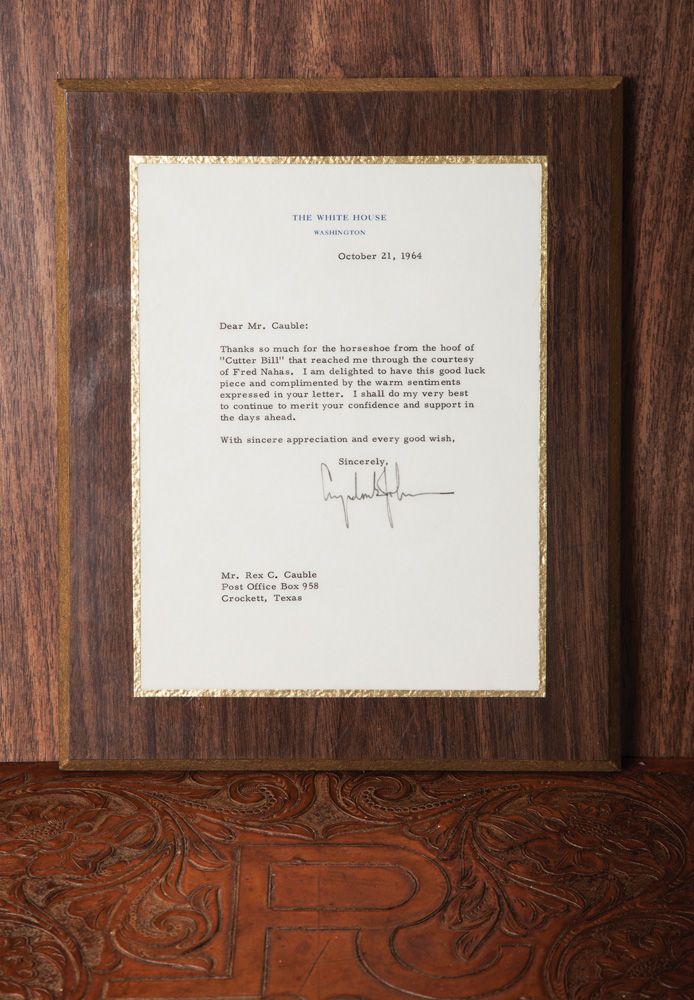 Rex Cauble Estate, Ranch and Cutter Bill Items