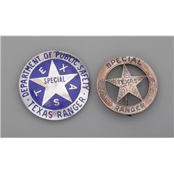 Rex Cauble Texas Ranger Badges and Documents