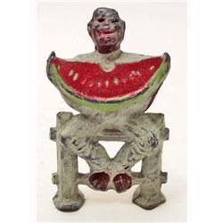 VINTAGE BLACK AMERICANA MANOIL HAPPY FARM LEAD FIGURINE