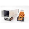 Image 2 : DIECAST WINROSS YELLOW SEMI TRUCK & TRAILER TOY