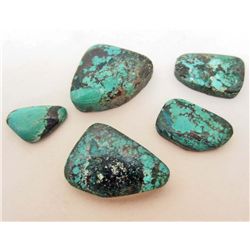 LOT OF 101.8 CTS OF NATURAL TURQUOISE GEMS - 5 PCS