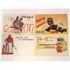 Image 1 : VINTAGE LOT OF 4 BLACK AMERICANA POSTCARDS