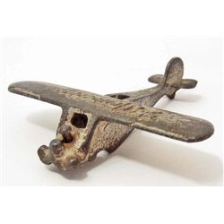 VINTAGE ARCADE THE MONOCOUPE CAST IRON AIRPLANE 4-1/4"