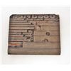 Image 1 : 1930S GOODRICH RUBBER BANDS PRINTING BLOCK PLATE
