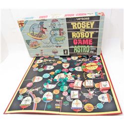 VINTAGE 1962 TRANSOGRAM JETSONS ROSEY THE ROBOT BOARD GAME