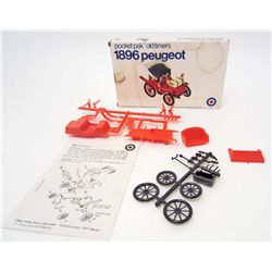VINTAGE ENTEX POCKET PACK OLD TIMERS 1896 PEUGEOT MODEL