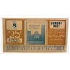 Image 1 : VINTAGE 1937 TRAIN TICKET THE CLEVELAND RAILWAY CO.