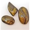 Image 1 : LOT OF 113.0 CTS OF TIGER'S EYE GEMSTONES