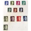 Image 2 : VINTAGE LOT OF 35 WWII NAZI GERMAN ADOLF HITLER STAMPS
