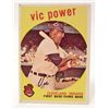Image 1 : 1959 TOPPS #229 VIC POWER INDIANS BASEBALL CARD