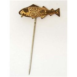 VINTAGE GORTON'S FISH FOODS ADVERTISING PIN