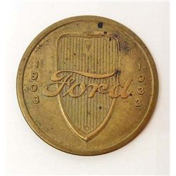 1933 FORD 30 YEARS OF PROGRESS COMMEMORATIVE COIN