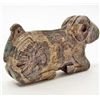Image 2 : CHINESE ARCHAIC JADE STYLE CARVED FIGURINE STATUE