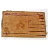 Image 2 : VINTAGE GENUINE KANGAROO HIDE POSTCARD MADE IN AUSTRALIA