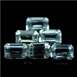 LOT OF 6.09 CTS OF SANTA MARIA AQUAMARINES - 8 PIECES