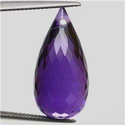 20.71 CT PURPLE BRAZILIAN AMETHYST DRILLED BRIOLETTE