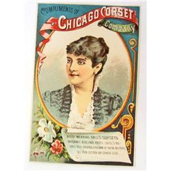VINTAGE CHICAGO CORSET COMPANY ADVERTISEMENT