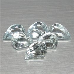 LOT OF 3.36 CTS OF AQUA BLUE SANTA MARIA AQUAMARINES