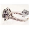 Image 2 : 14KT WHITE GOLD BLACK AND WHITE DIAMOND RING