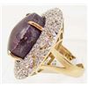 Image 2 : STERLING SILVER STAR RUBY AND SAPPHIRE RING