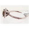 Image 2 : 14KT WHITE GOLD BLACK AND WHITE DIAMOND RING