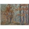 Image 1 : BOUCHARD, Lorne Holland, R.C.A., 1913-1978.  "October Woods".  Huile sur panneau, signée.  Signée...