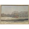 Image 1 : BEAMENT, Thomas Harold, P.R.C.A, 1898-1984.  "Spring Ice on the Mille Isles River".  Huile sur pa...