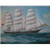 Image 1 : École canadienne 19e S./19th C. Canadian School.  "The Sarmatian off the Coast of Shanghai".  Hui...