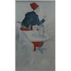 Image 1 : VILLON, Jacques, 1875-1963.  "Un Zouave dans le Café".  Aquarelle, signée....
