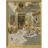 Image 1 : PELLEGRINI, Riccardo, 1863-1934.  "A Spanish Courtyard".  Huile sur panneau, signée et datée "91"...