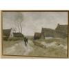 Image 1 : ESSEN, Jan Van, 1854-1936.  "Returning Home".  Aquarelle, signée.  École hollandaise.  Watercolou...